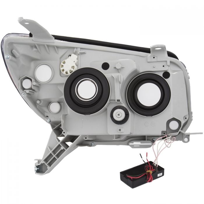 ANZO PROJECTOR HEADLIGHTS BLACK w/ HALO (No Bulbs Included)