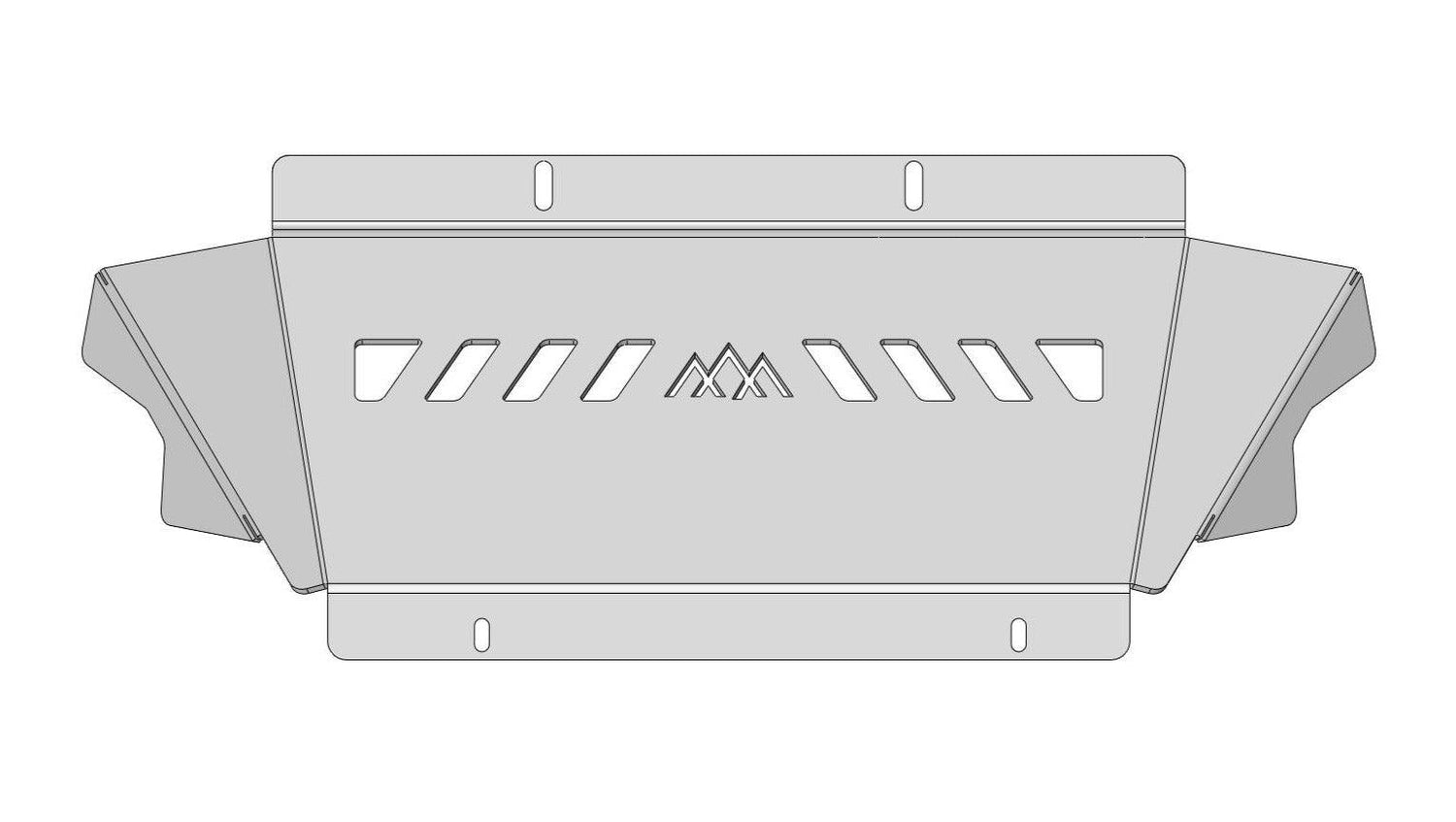 Toyota 4Runner 5th Gen (2010-2024) Aluminum Connector Skid Plate