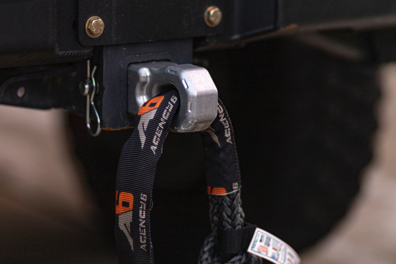 Soft Shackle 2" Hitch Receiver Recovery Block