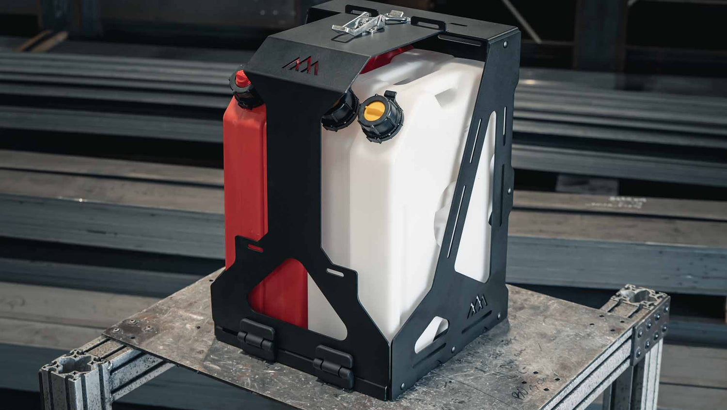 Jerry's Can Holder - Dual Universal Jerry Can Carrier