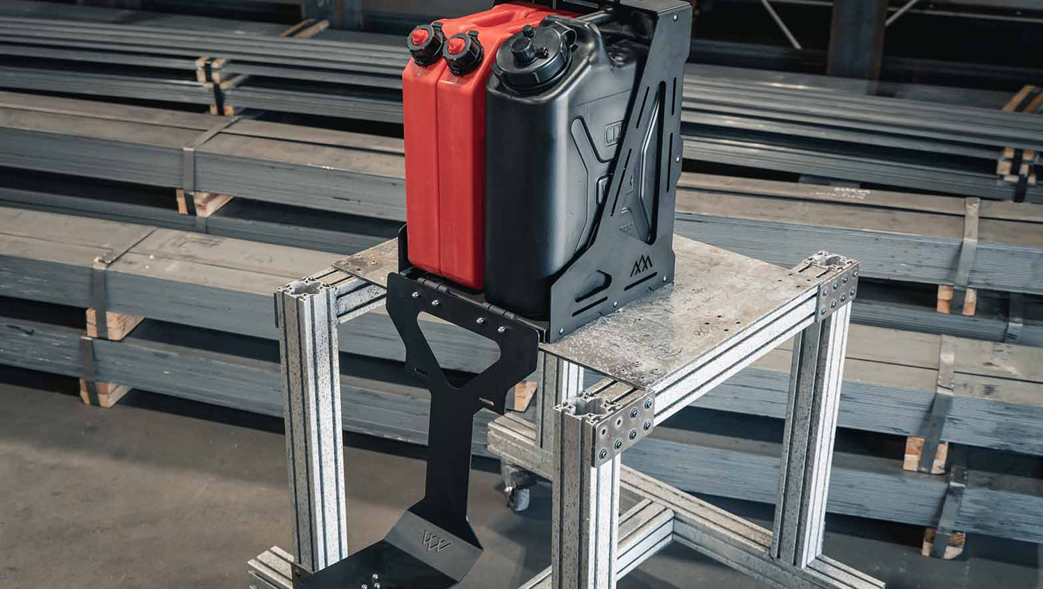 Jerry's Can Holder - Dual Universal Jerry Can Carrier