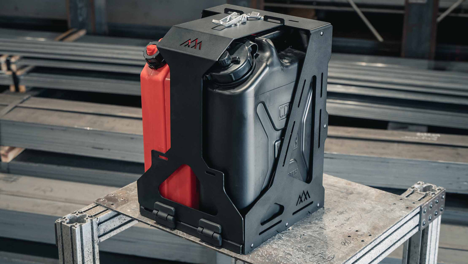 Jerry's Can Holder - Dual Universal Jerry Can Carrier