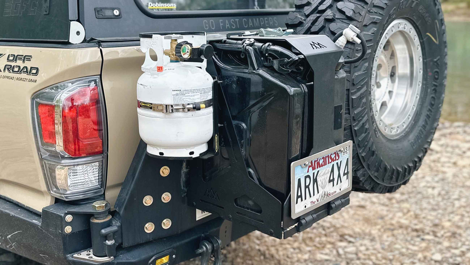 Jerry's Can Holder - Dual Universal Jerry Can Carrier