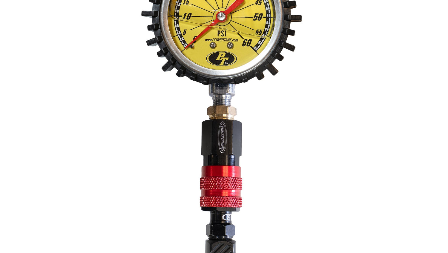 60A TPG RED - 60 psi Liquid Analog Modular Tire Pressure Gauge