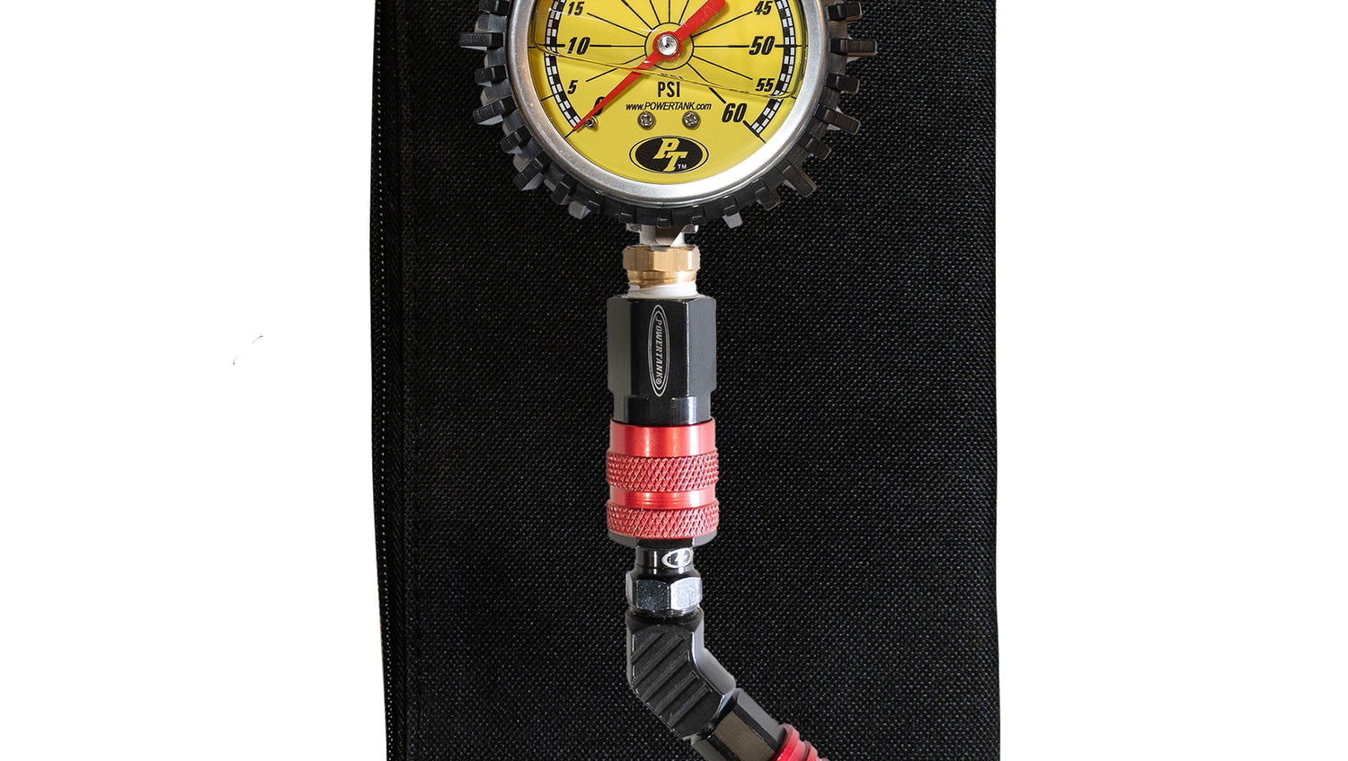 60A TPG RED - 60 psi Liquid Analog Modular Tire Pressure Gauge