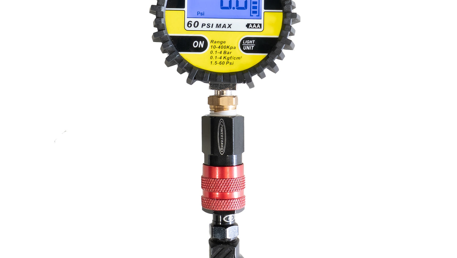 60D TPG RED - 60 psi Back-Lit Digital Modular Tire Pressure Gauge