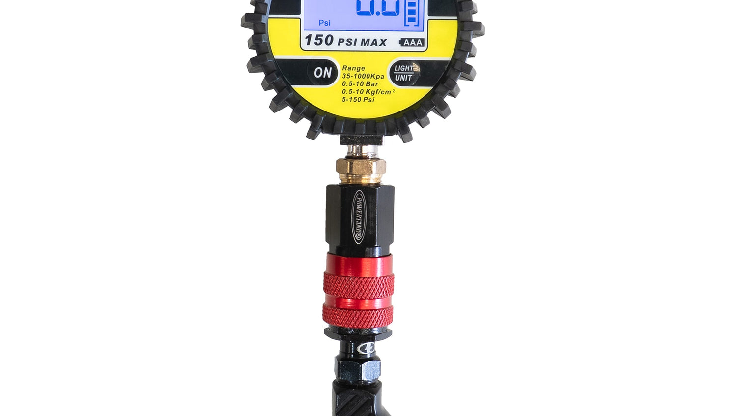 150D TPG RED - 150 psi Back-Lit Digital Modular Tire Pressure Gauge