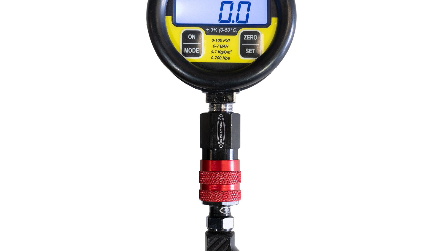 TPG RACER RED - 100 psi Precision Digital Modular Tire Pressure Gauge