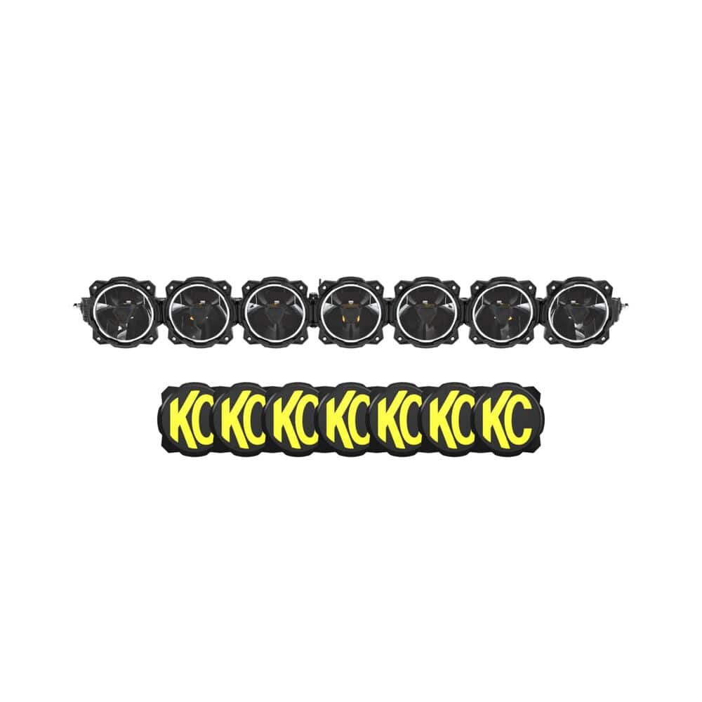 KC HiLiTES Light Bars Threaded Bumpstop 45" Gravity®️ Titan™ LED Light Bar - 7-Light - # 91420