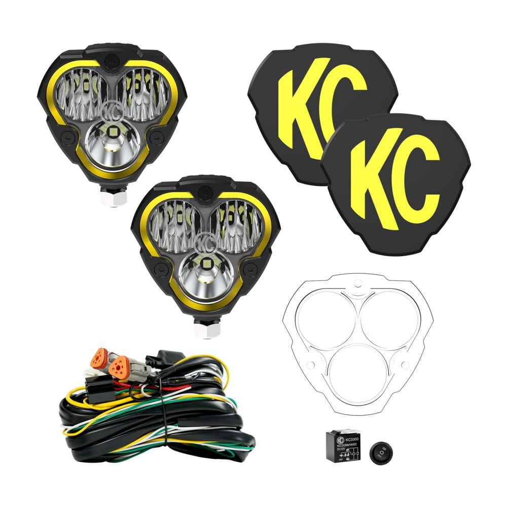 KC HiLiTES Light Pods FLEX ERA® 3 - 2-Light Master LED Light Pod Kit - # 288