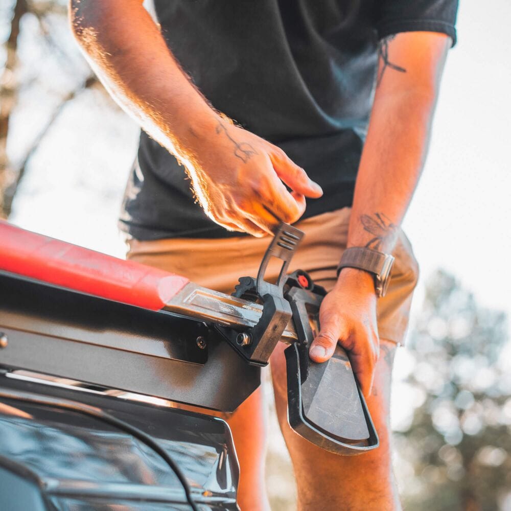 KC HiLiTES Roof Rack Accessories Quick Fist Roof Rack Mount - 45° - #92508