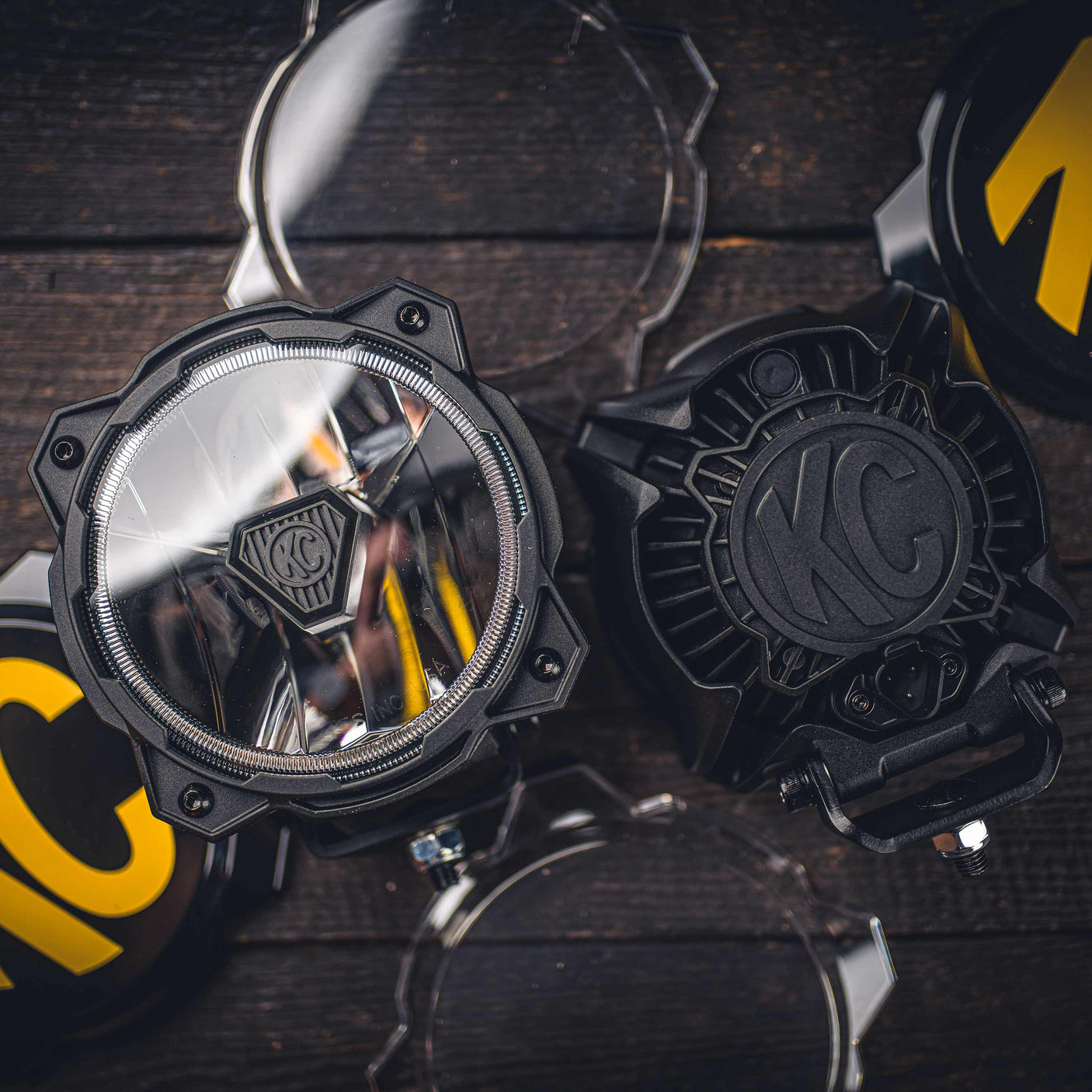 KC HiLiTES Titan Light Gravity® Titan™ 6" LED - Pair Pack - Wide-40 Beam - #91403