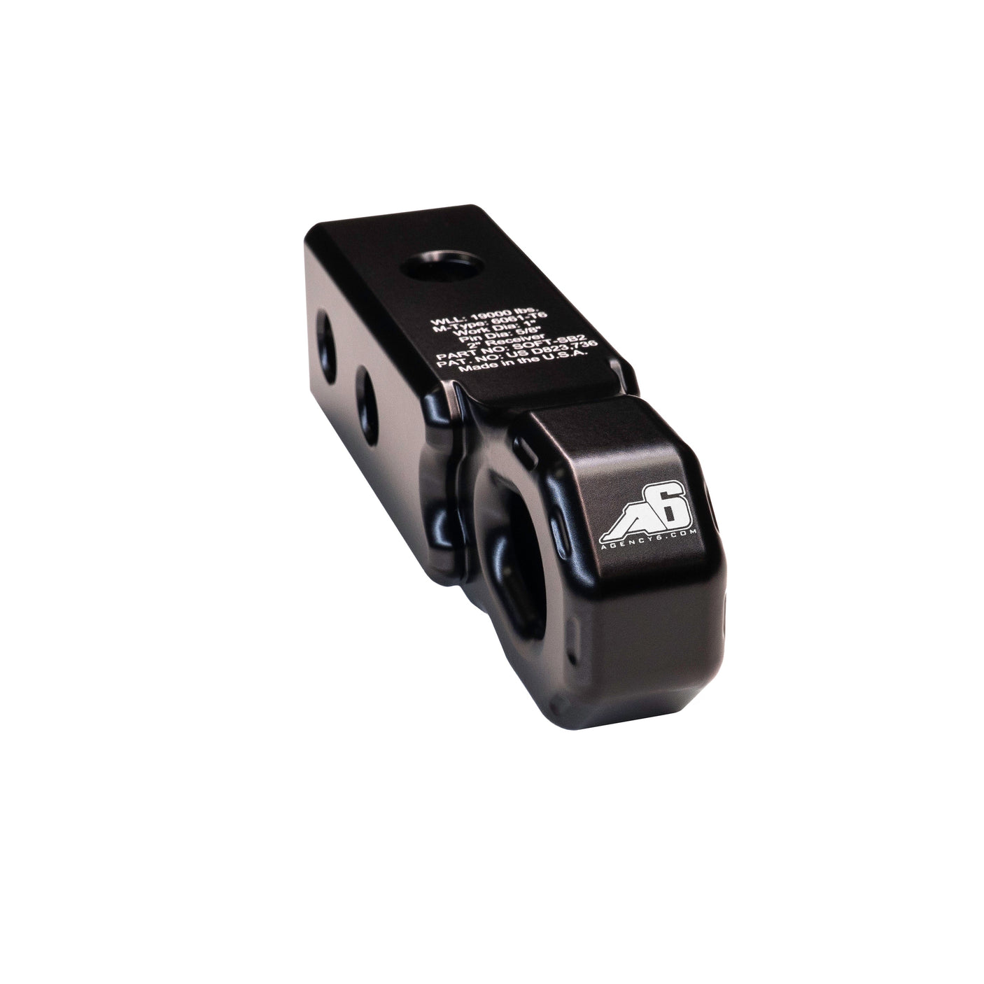 Soft Shackle 2" Hitch Receiver Recovery Block