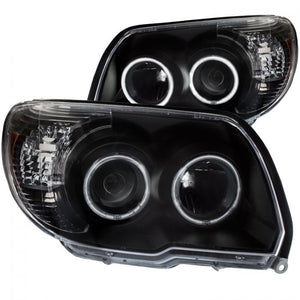 ANZO PROJECTOR HEADLIGHTS BLACK w/ HALO (CCFL)