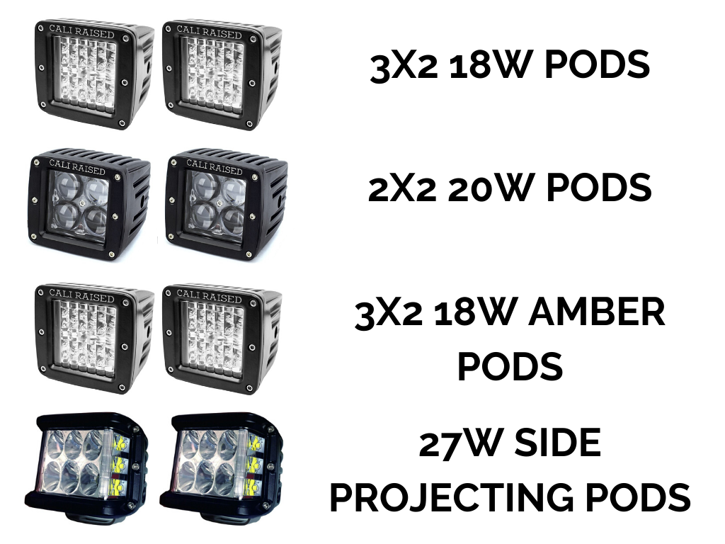 Ditch Light Bracket Extensions - Cali Raised LED
