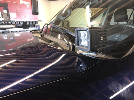2003-2009 Toyota 4Runner Low Profile Ditch Light Brackets/Combo - Cali Raised LED