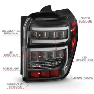 ANZO TOYOTA 4RUNNER 14-20 T.L  RED LIGHT BAR W/SEQUENTIAL