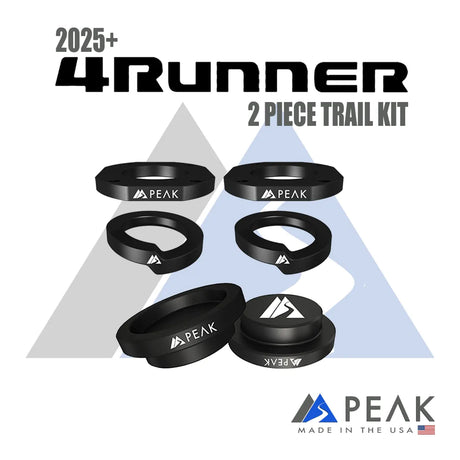 2025+ Toyota 4Runner 2.25-Inch Lift Trail Kit, Billet Aluminum, Enhanced Off-Road
