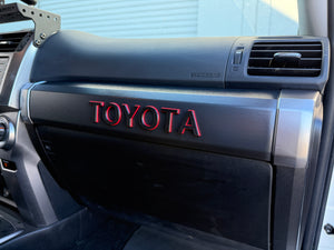 TOYOTA TRD PRO Dash Letters 5th Gen 4Runner