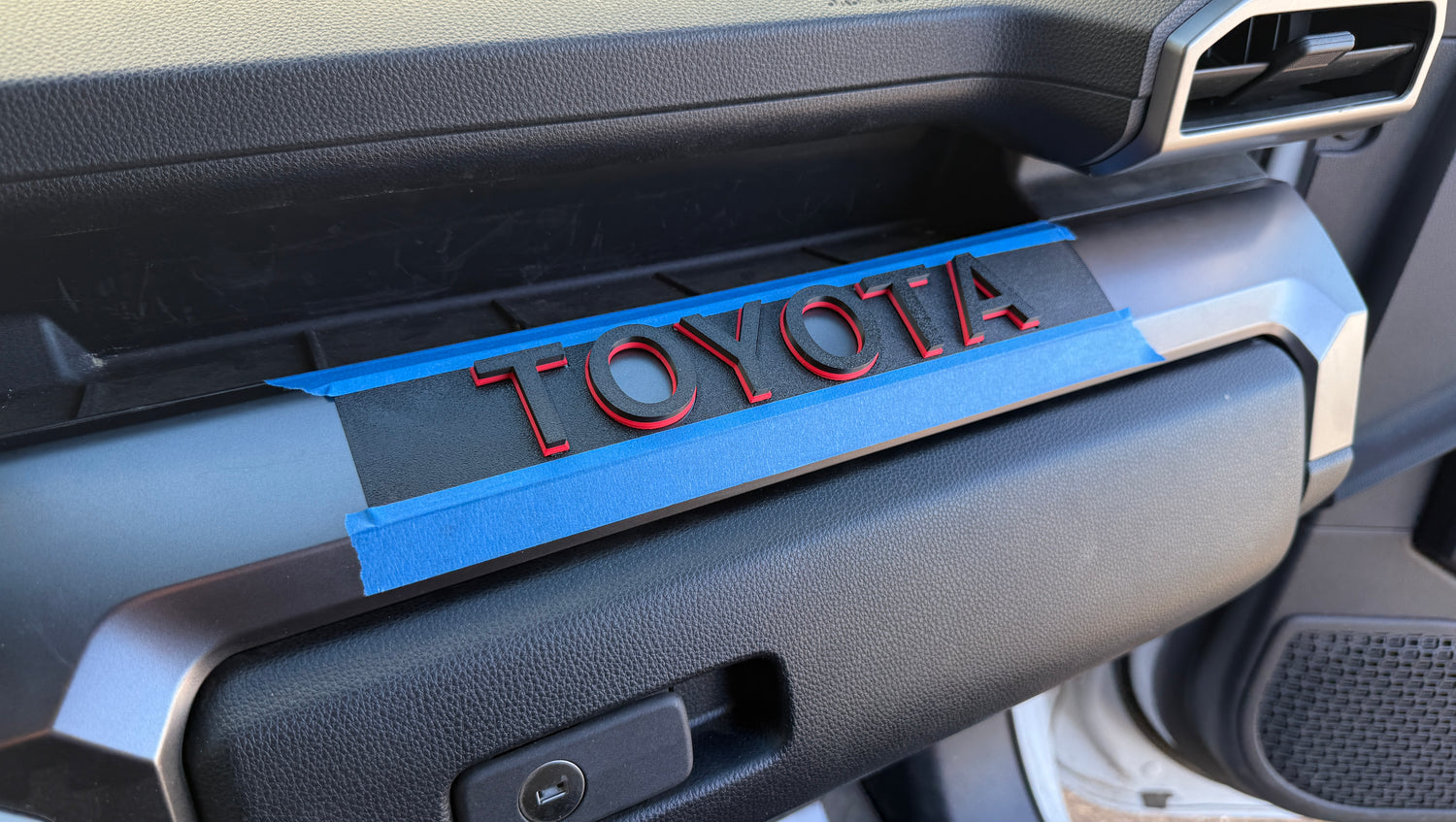 TOYOTA TRD PRO Dash Letters 6th Gen 4Runner