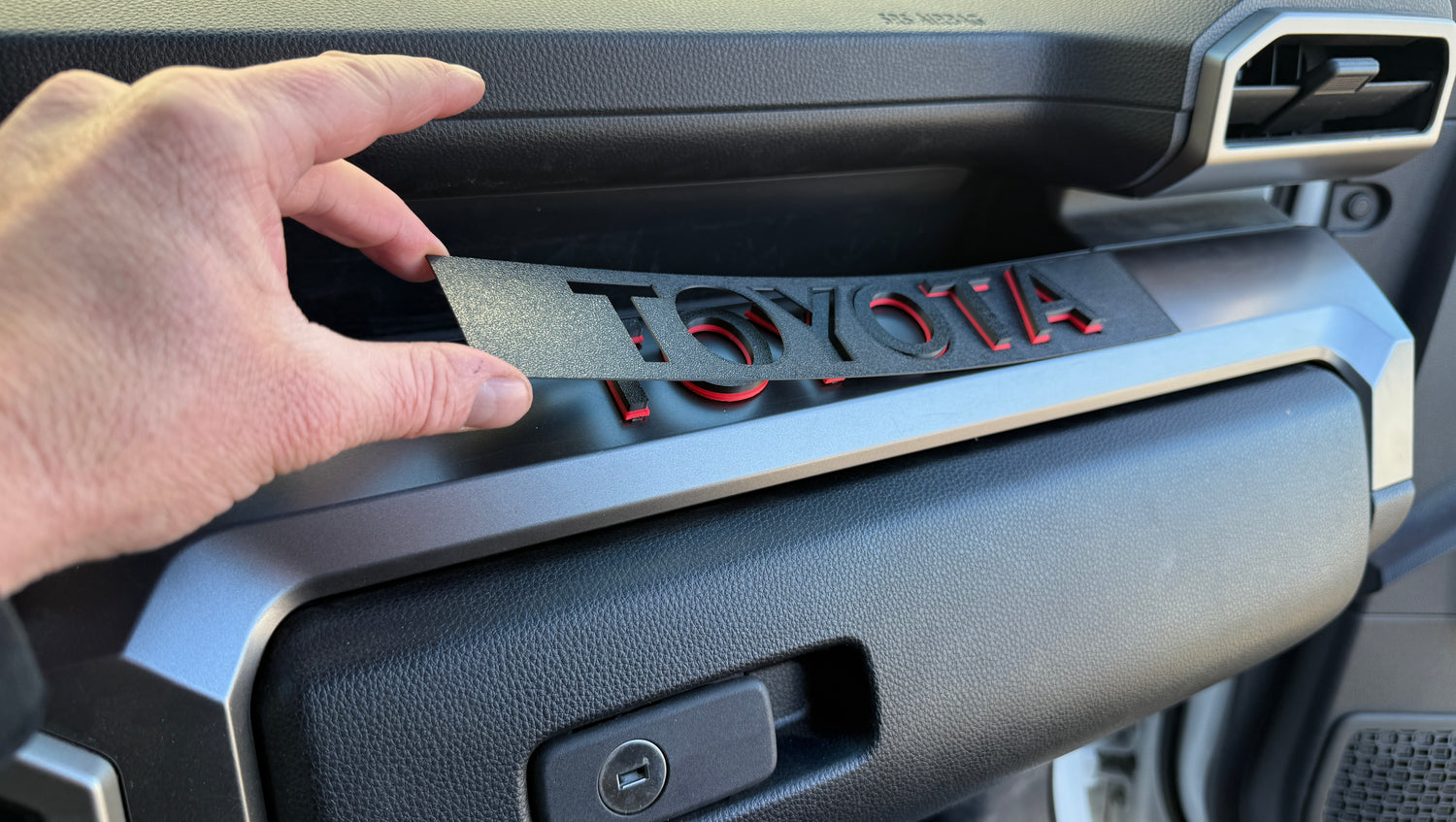 TOYOTA TRD PRO Dash Letters 6th Gen 4Runner