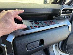 TOYOTA TRD PRO Dash Letters 6th Gen 4Runner