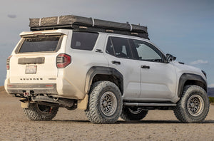 Rear shot of Peak Collar lift installed with rear spring spacer on 6th gen 4Runner