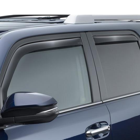 WeatherTech Front & Rear Side Window Deflectors | Dark Smoke - 2014+ Toyota 4Runner (82531)