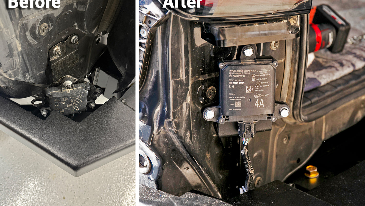 Toyota 4Runner Blind Spot Monitor Relocation Kit 2022-2024