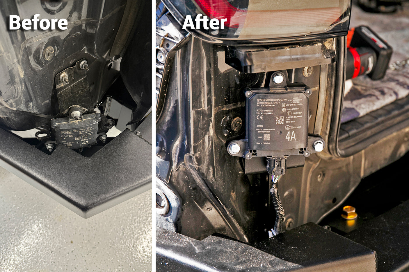 Toyota 4Runner Blind Spot Monitor Relocation Kit 2022-2024