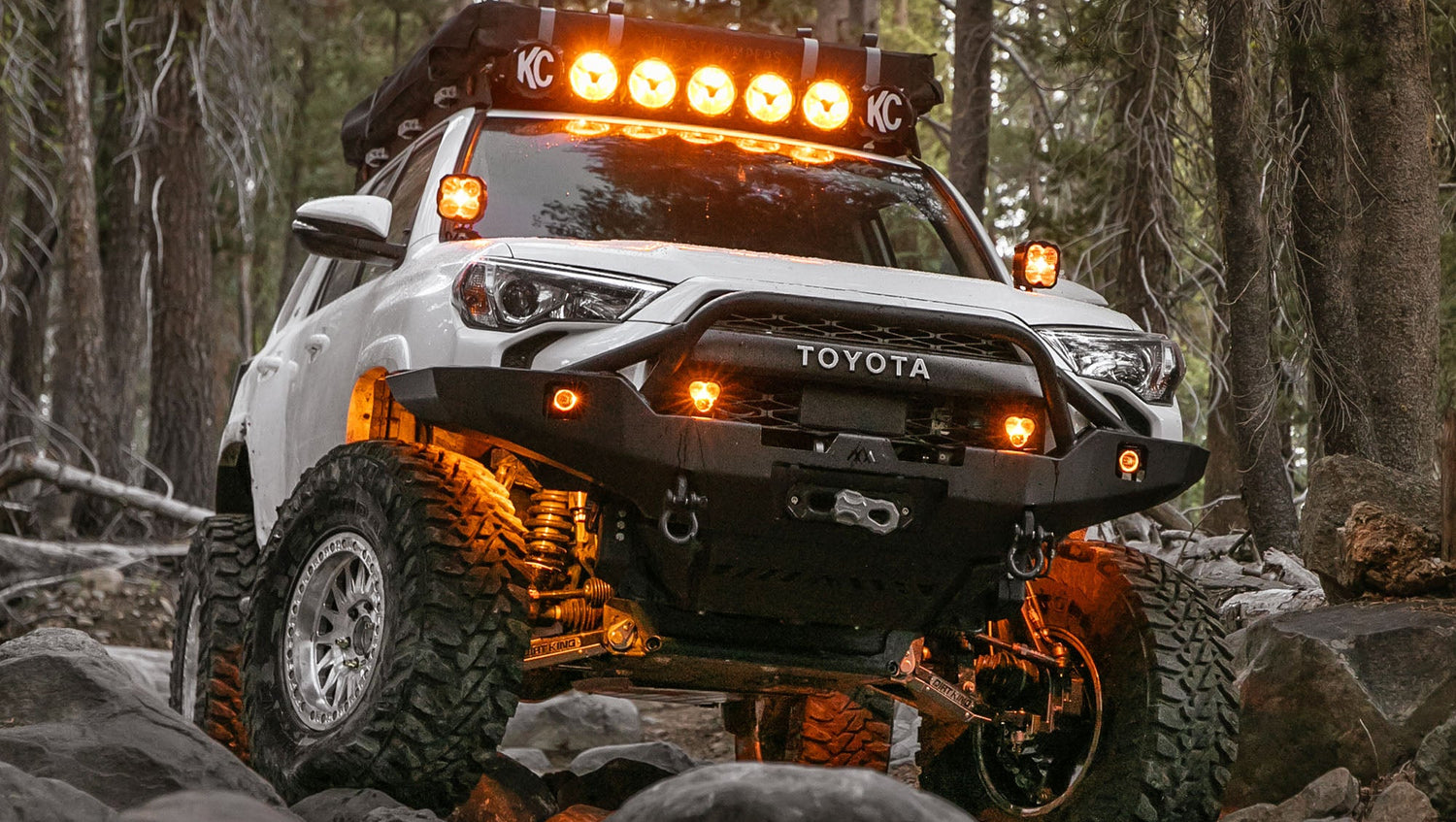 Toyota 4Runner 5th Gen (2010-2024) Hi-Lite Overland Front Bumper [PreRunner Bull Bar]