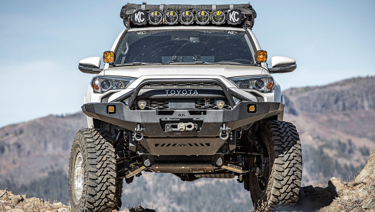 Toyota 4Runner 5th Gen (2010-2024) Hi-Lite Overland Front Bumper [PreRunner Bull Bar]
