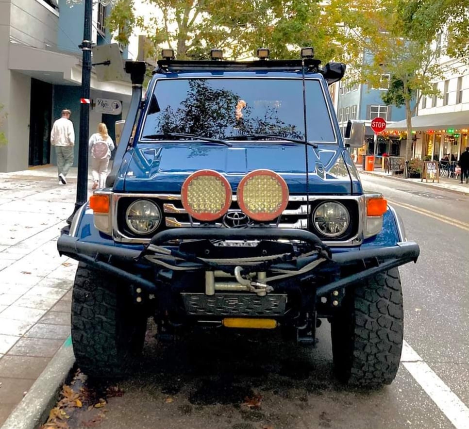 BT4x4 70 series Rally front bumper low profile