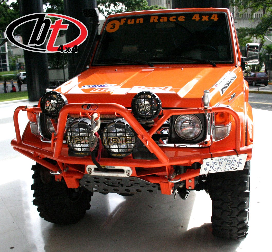 BT4x4 Toyota Land Cruiser 70 series Rally front bumper high profile