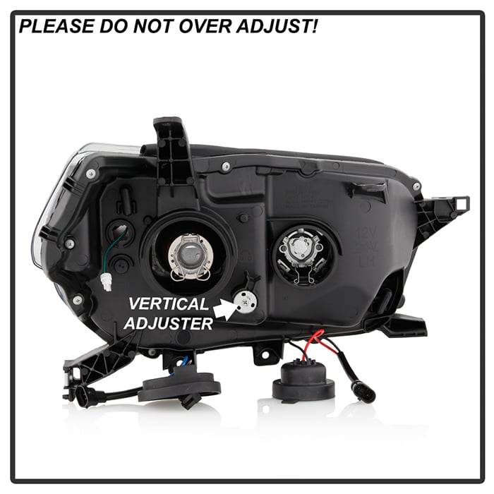 Spyder Toyota 4Runner 10-13 Projector Headlights – Black