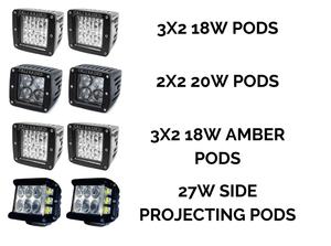 4Runner Low Profile Ditch Light Combo (2010-2021)