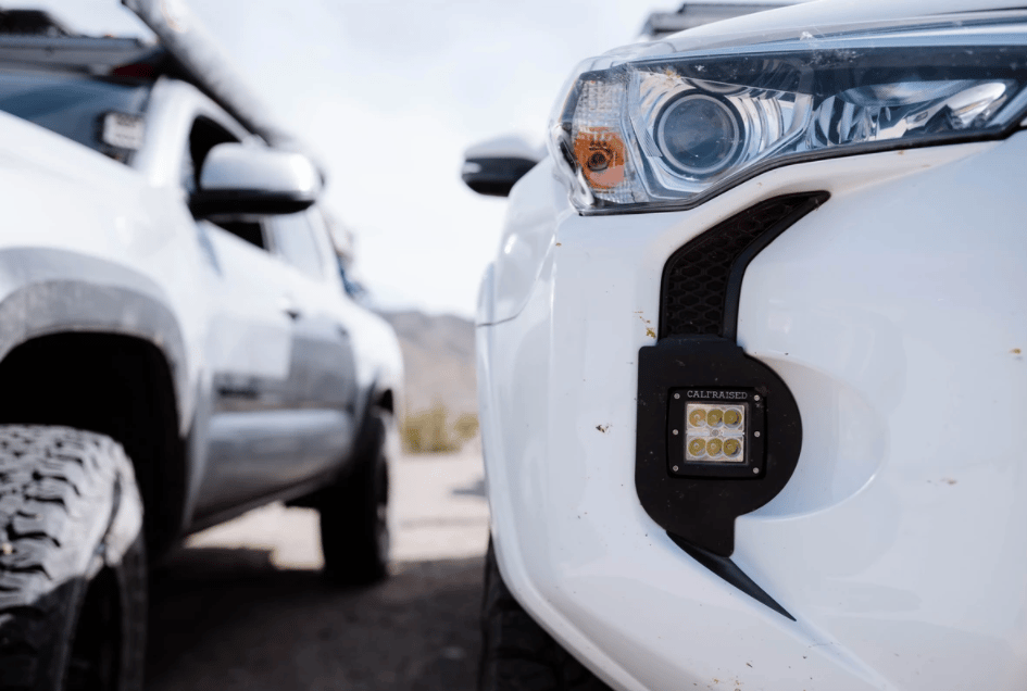 2014-2021 TOYOTA 4RUNNER LED FOG LIGHT POD REPLACEMENTS BRACKETS KIT