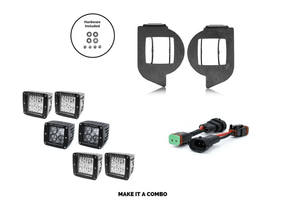 2014-2021 TOYOTA 4RUNNER LED FOG LIGHT POD REPLACEMENTS BRACKETS KIT