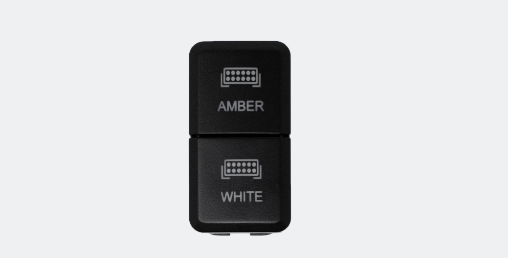 DUAL FUNCTION TOYOTA OEM STYLE "AMBER & WHITE" SWITCH TALL STYLE