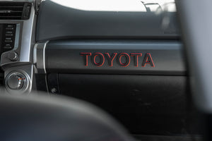 TOYOTA TRD PRO Dash Letters 5th Gen 4Runner