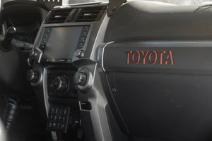 TOYOTA TRD PRO Dash Letters 5th Gen 4Runner