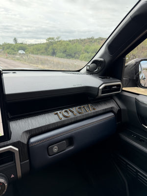 TOYOTA TRD PRO Dash Letters 6th Gen 4Runner