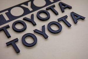 TOYOTA TRD PRO Dash Letters 6th Gen 4Runner