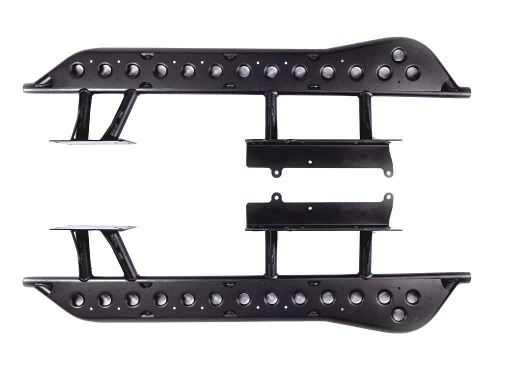 Toyota 4Runner Step Edition bolt on rock sliders (with filler plates) - Cali Raised LED