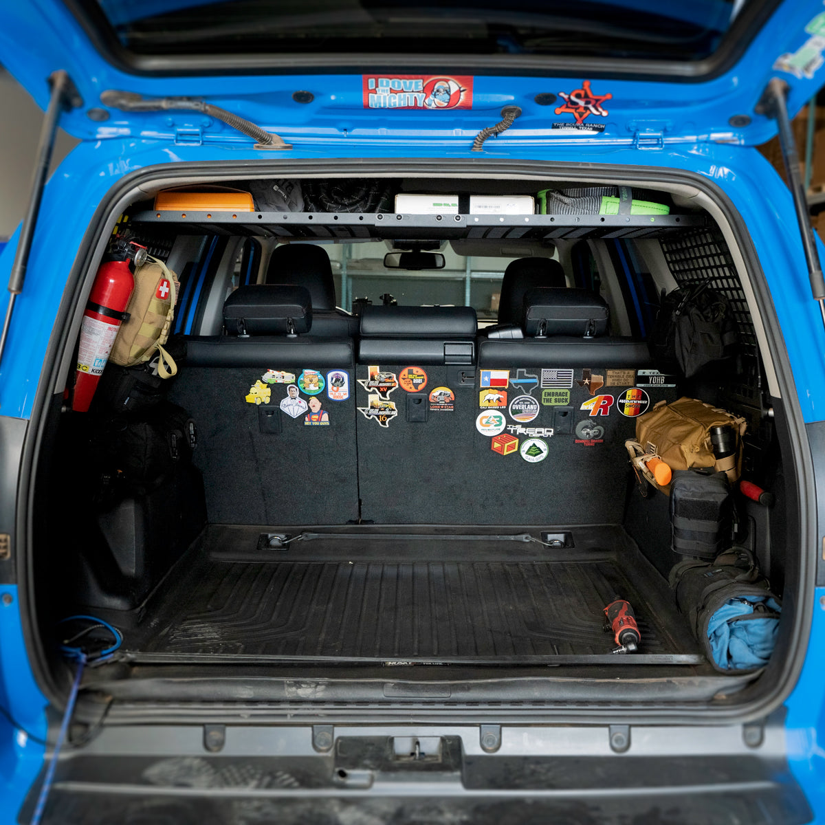 Hooke Road Rear Overhead MOLLE Panel For 2010-2024 Toyota 4Runner – Steel Cargo Storage