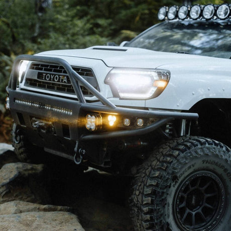 KC HiLiTES Fog Lights FLEX ERA® 3 Dual Mode SAE Fog LED Light Pods - 2-Light Master Kit - # 284