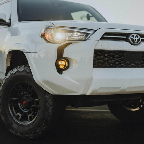 KC HiLiTES Fog Lights FLEX ERA® 3 Dual Mode SAE Fog LED Light Pods - 2-Light Master Kit - Toyota Tacoma/4Runner/Tundra - # 97154