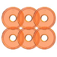 KC HiLiTES Lens Cyclone V2 LED - Replacement Lens - Amber - 6-PK - #4412