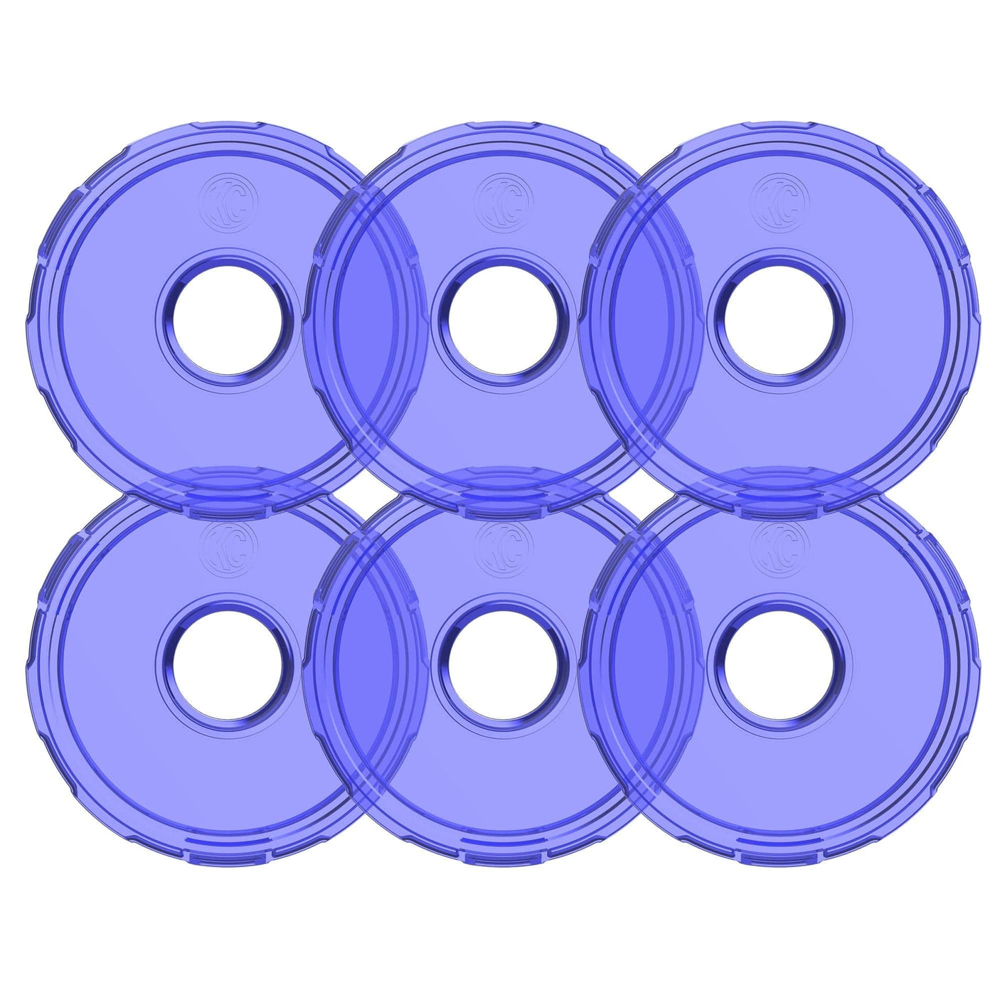 KC HiLiTES Lens Cyclone V2 LED - Replacement Lens - Blue - 6-PK - #4414