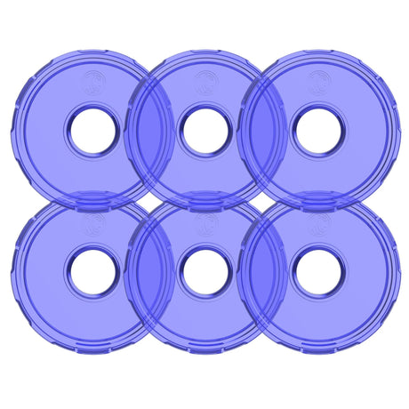 KC HiLiTES Lens Cyclone V2 LED - Replacement Lens - Blue - 6-PK - #4414